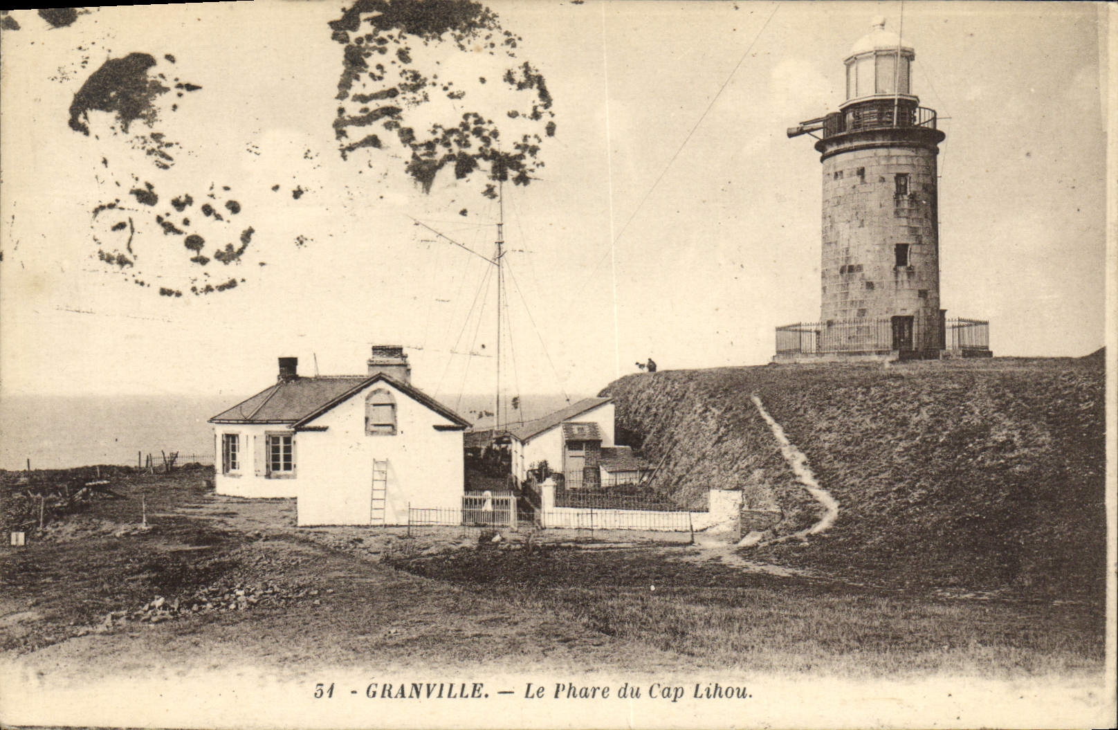 Postal Granville el PHARE del Cabo Lihou