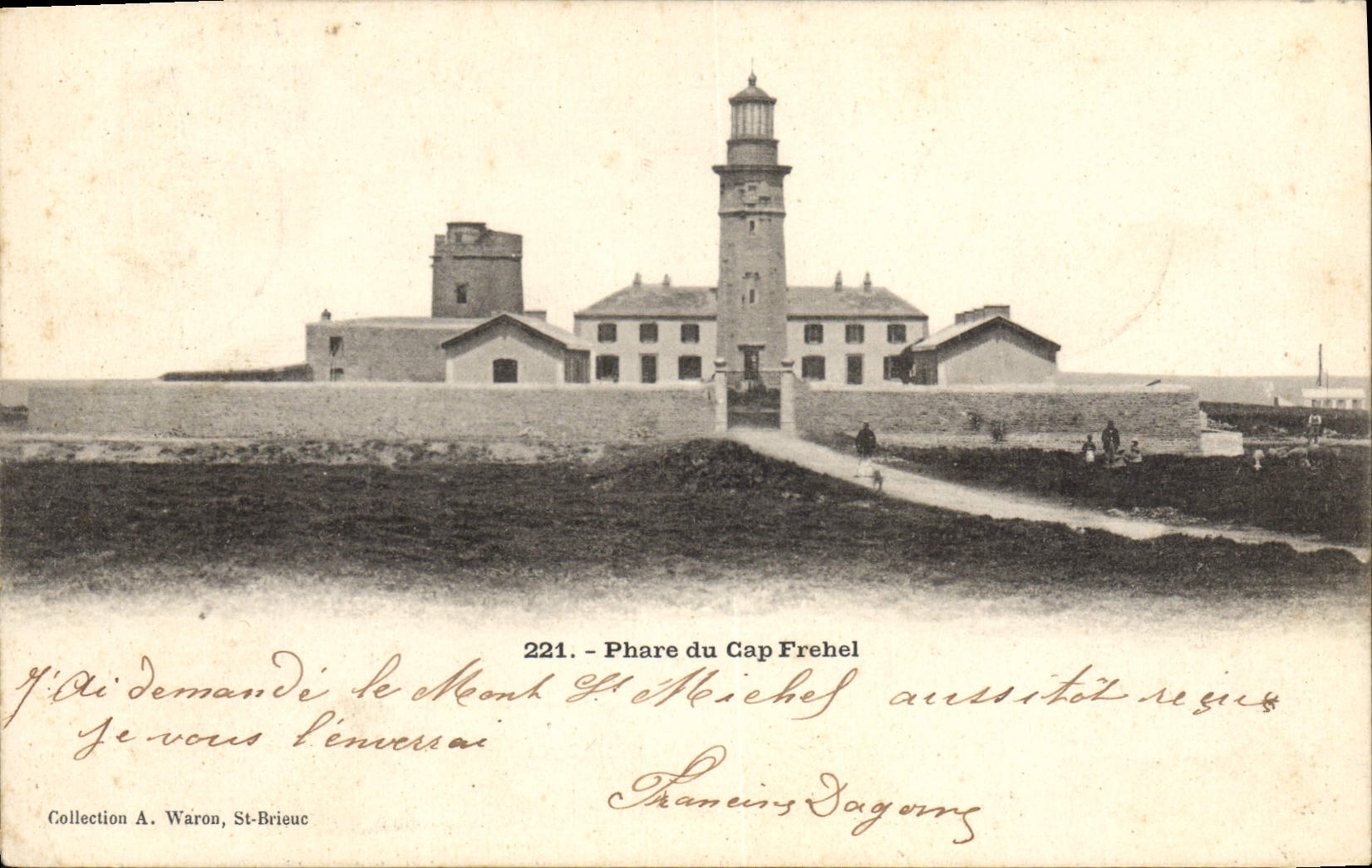Postal PHARE del Cabo Frehel