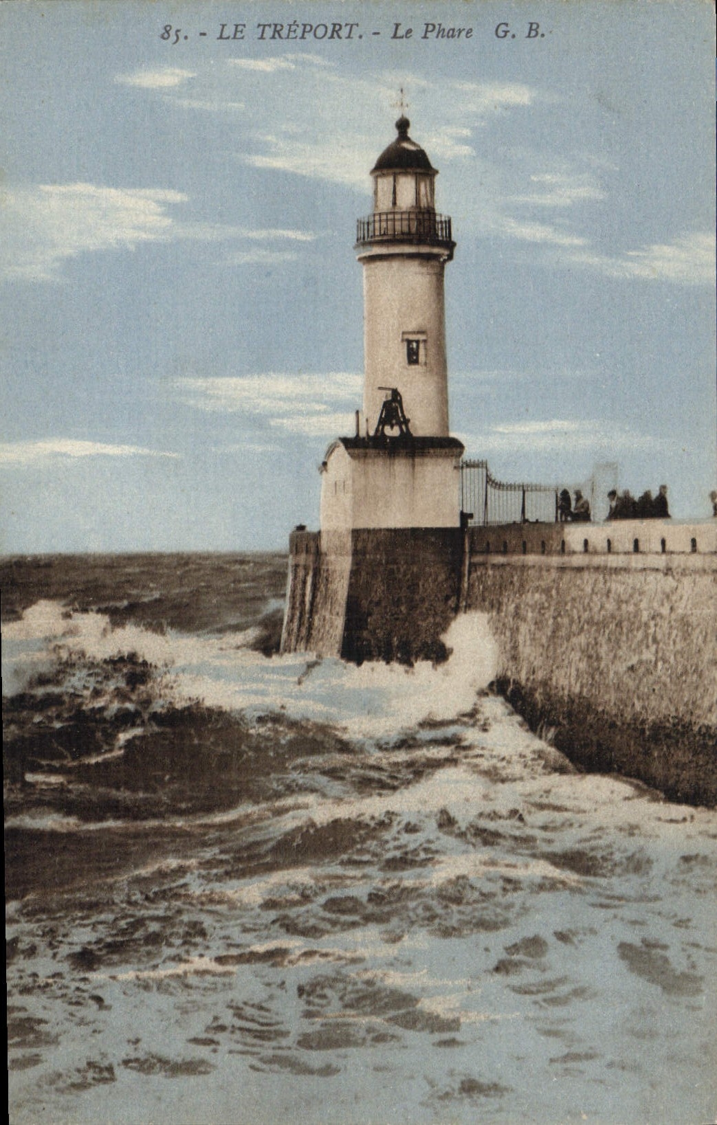 CPA Phare Le Treport