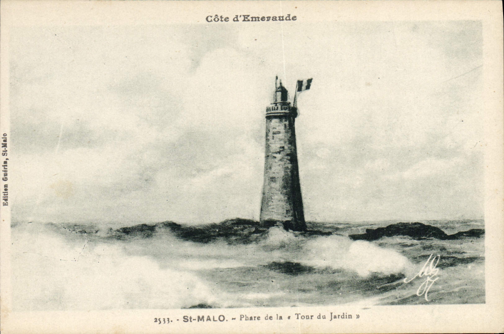 Postal PHARE de la Vuelta del Jardín St Malo