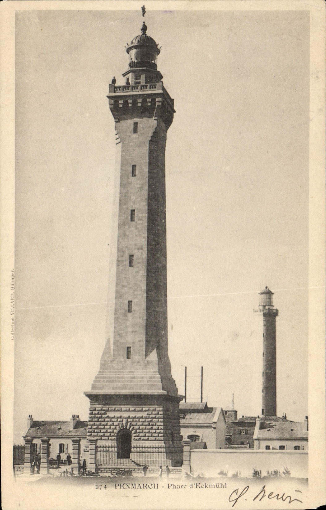 CPA Phare d'Eckmuhl Penmarch