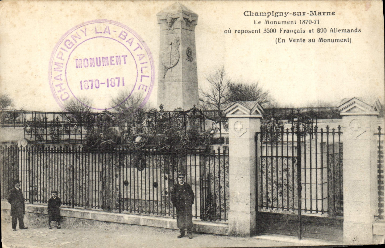 CPA Militaria Guerre de de 1870 Champigny sur Marne 