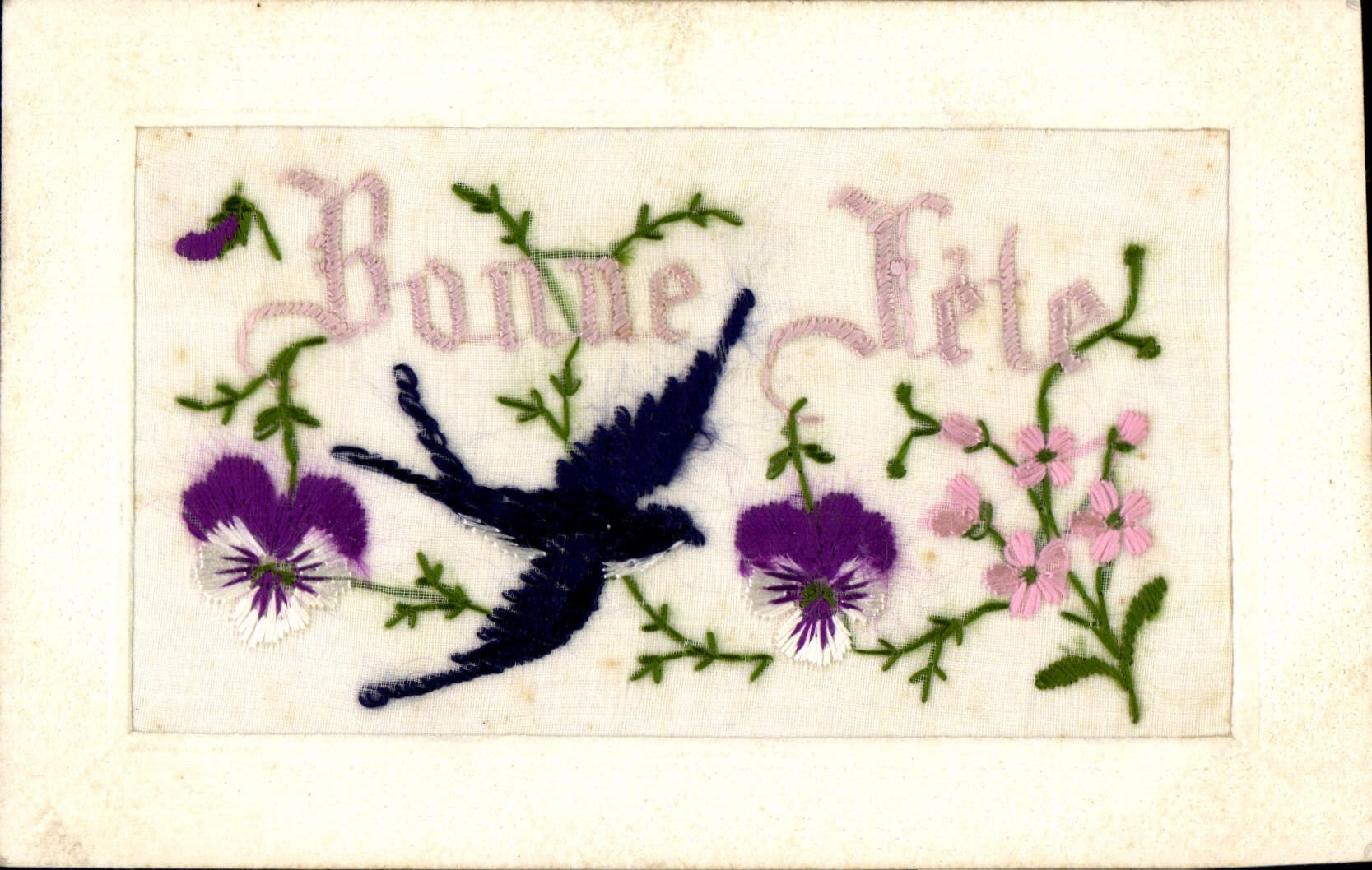 Vintage Postcard Fantasy Toilee Bird