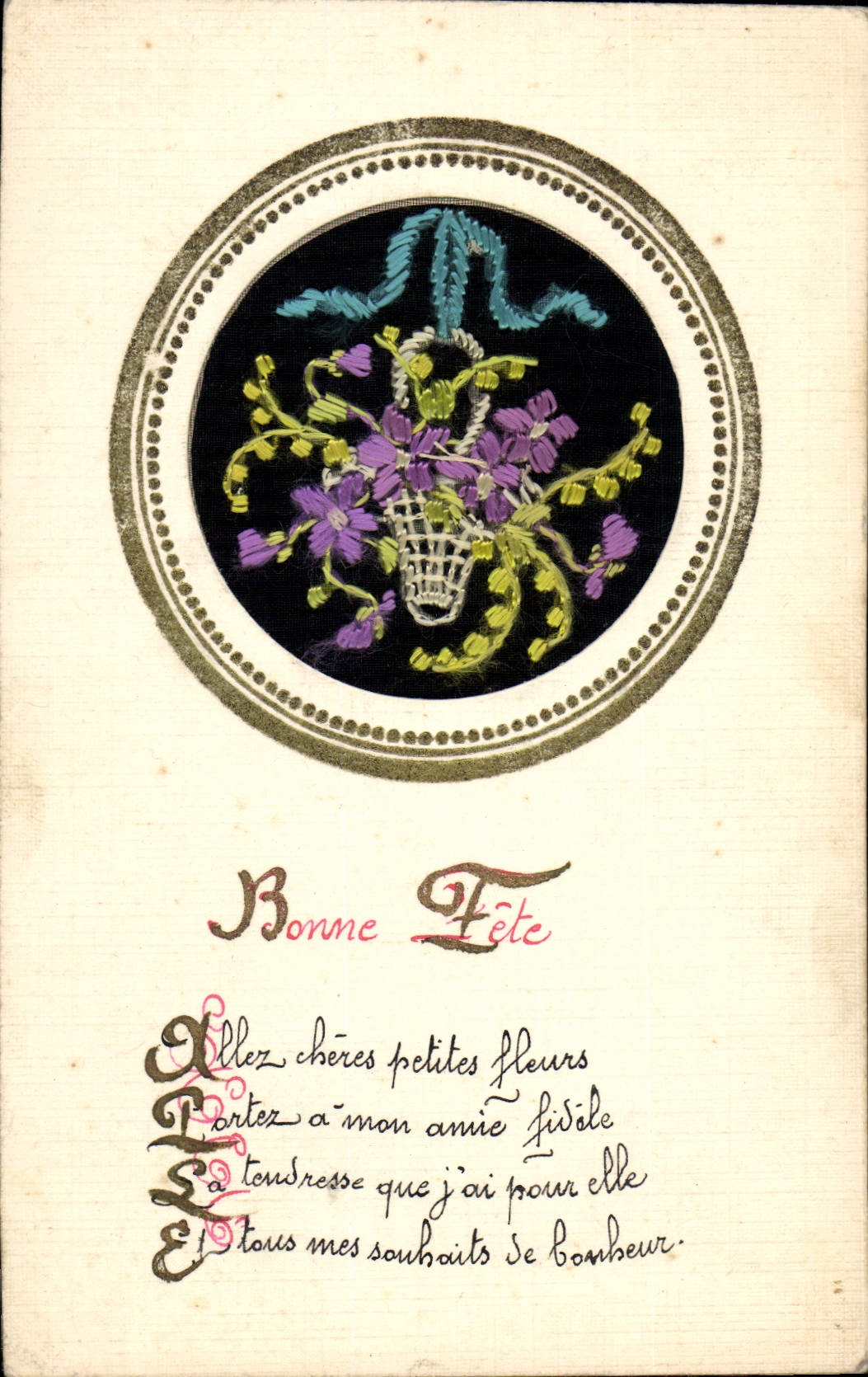 CPA Fantaisie Toilee 