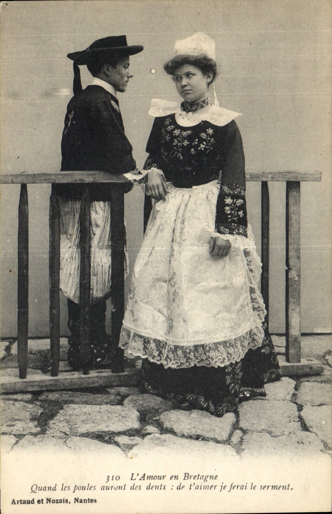 CPA Folklore Bretagne 