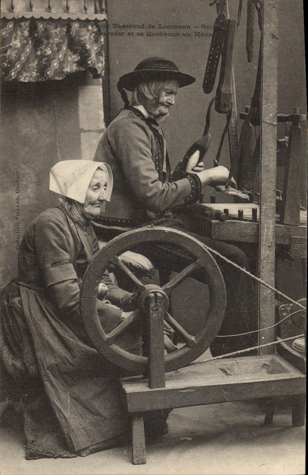 CPA Folklore Le vieux tisserand de Locronan