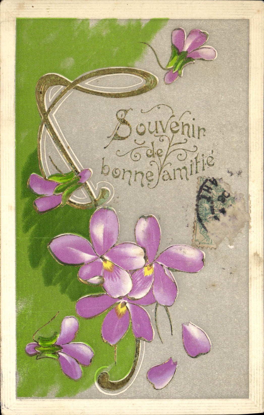 CPA Fantaisie Fleurs 