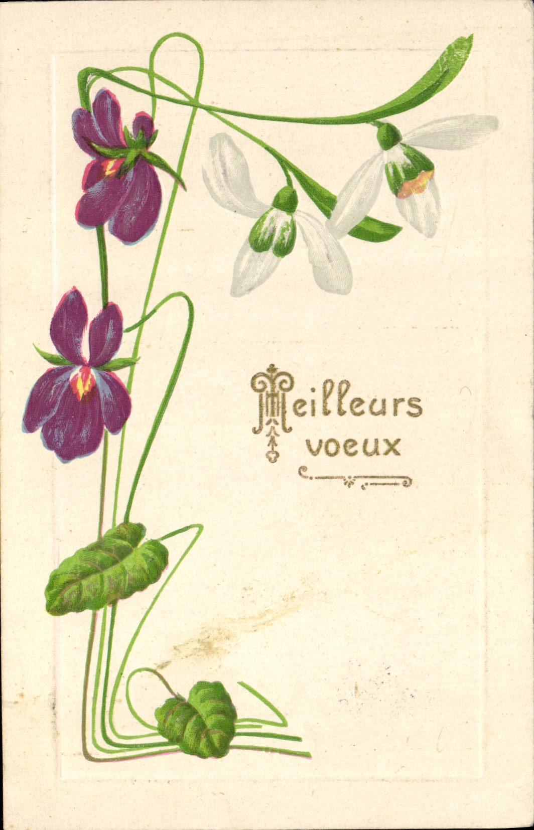 CPA Fantaisie Fleurs 