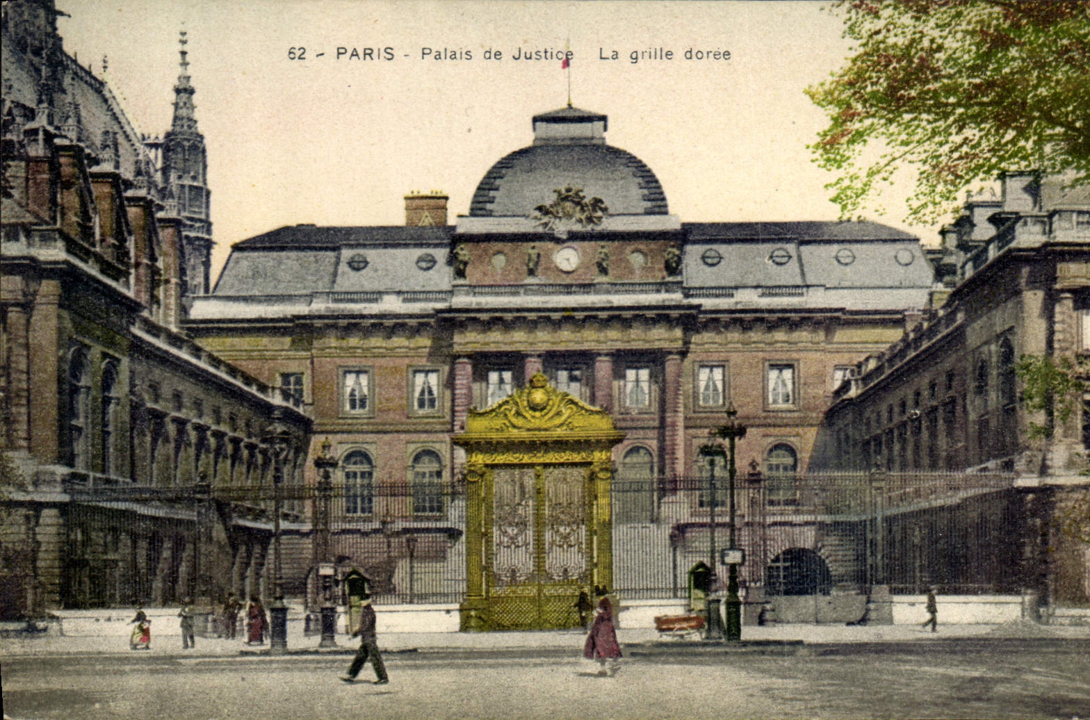 CPA Paris Palais de justice La grille doree