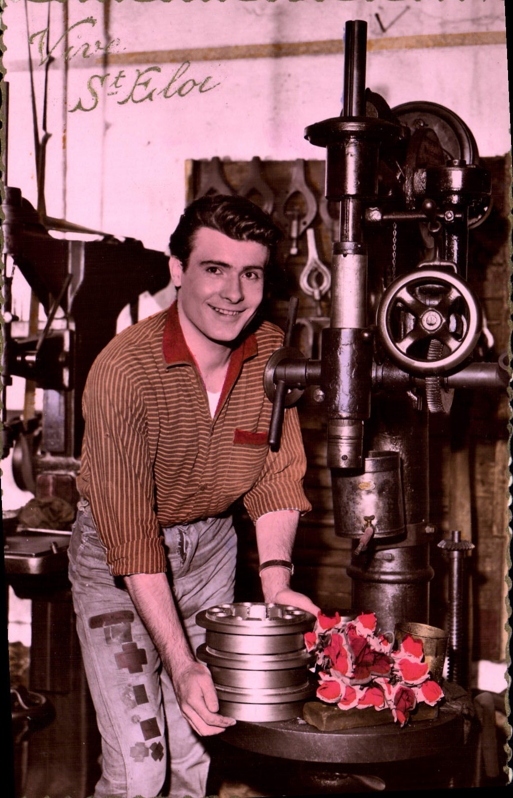 Modern Postcard Blacksmith St Eloi