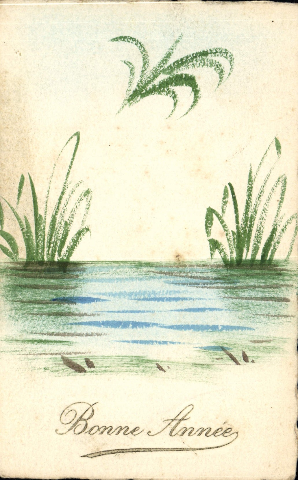 CPA Fantaisie (dessin a la main) 