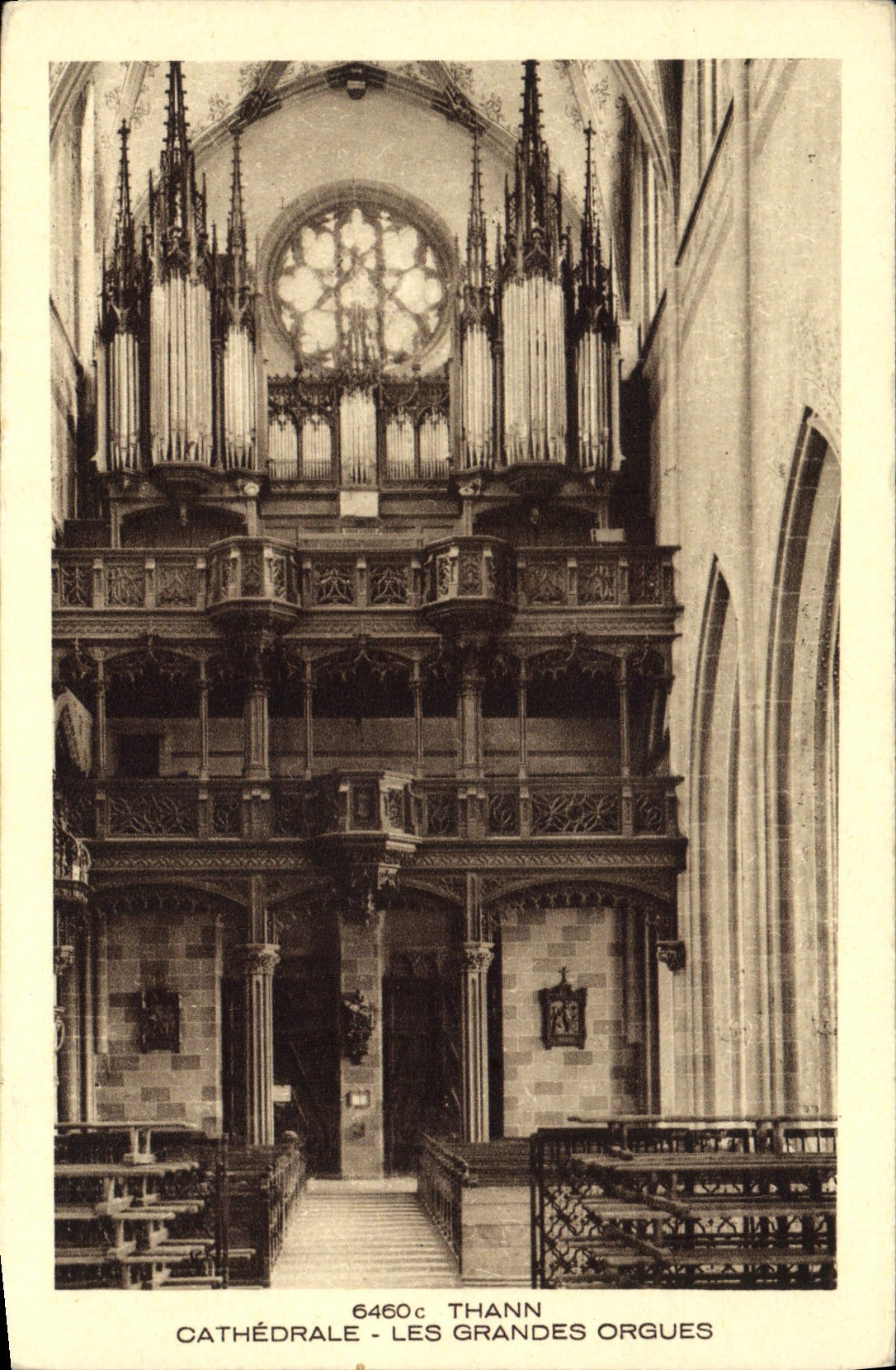 Postal Órgano Thann Granitado los grandes órganos