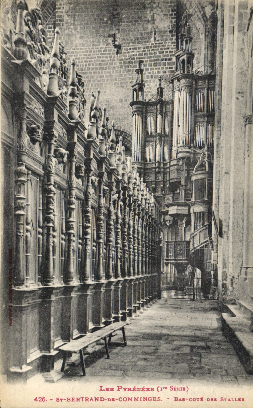 CPA Orgue St Bertrand de Comminges Bas cote des stalles