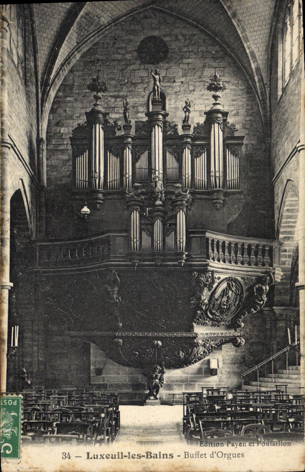 CPA Orgue Luxeuil les Bains Buffet d'orgues