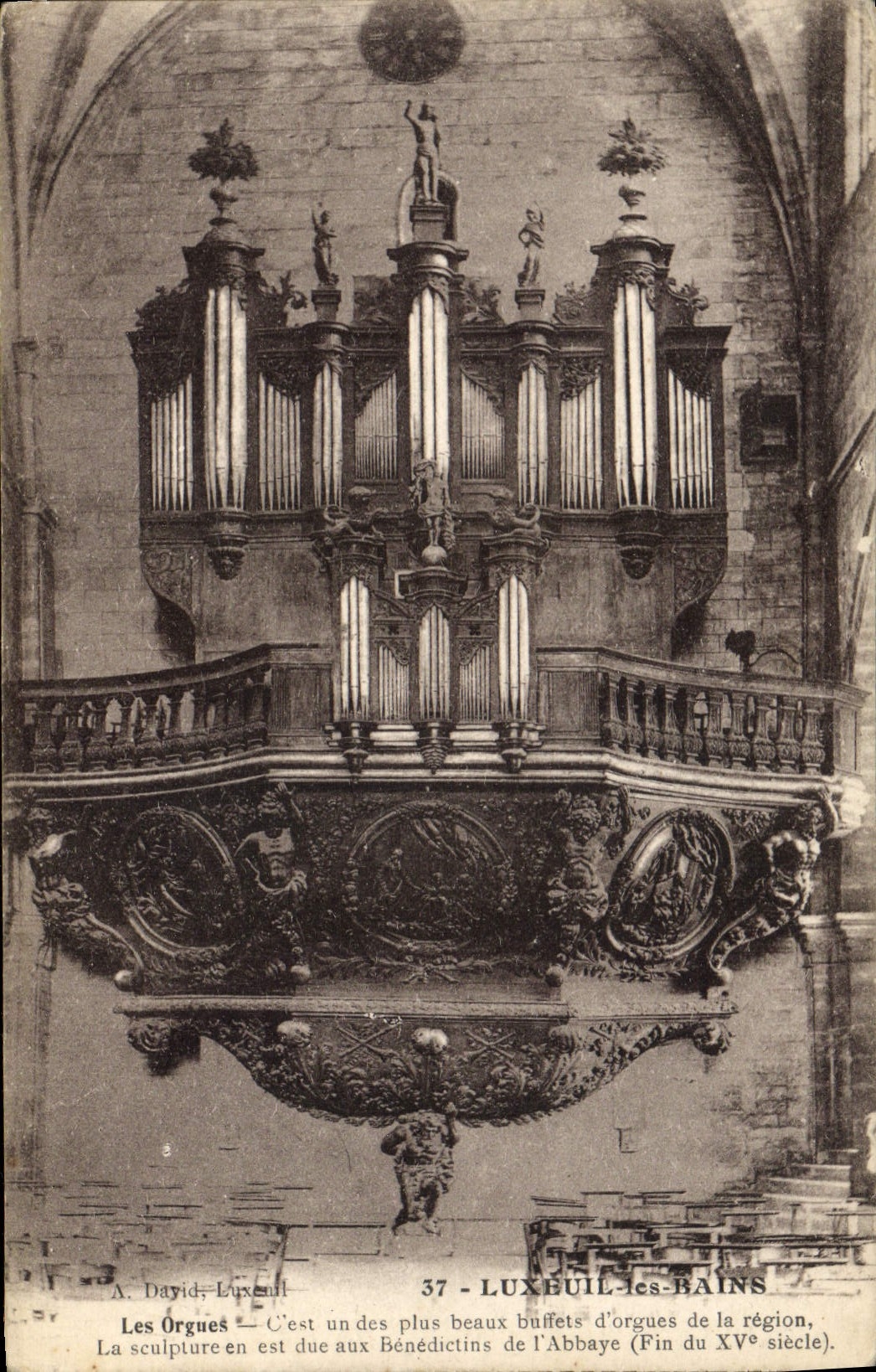CPA Orgue Luxeuil les Bains Les orgues