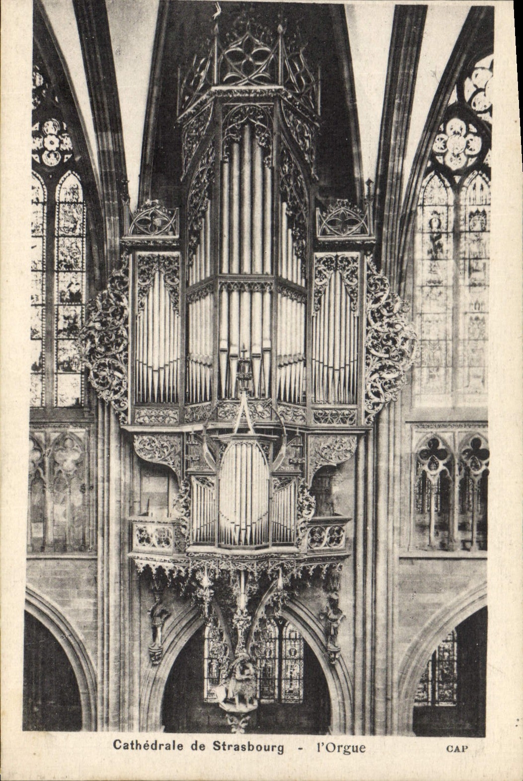 CPA Orgue Cathedrale de Strasbourg