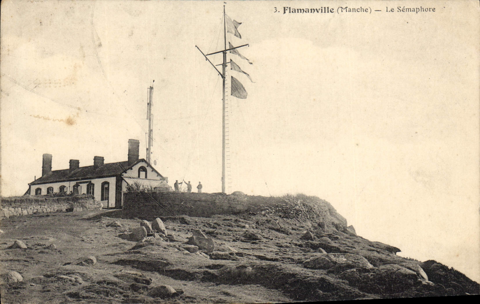 CPA Flamanville Manche Le Semaphore