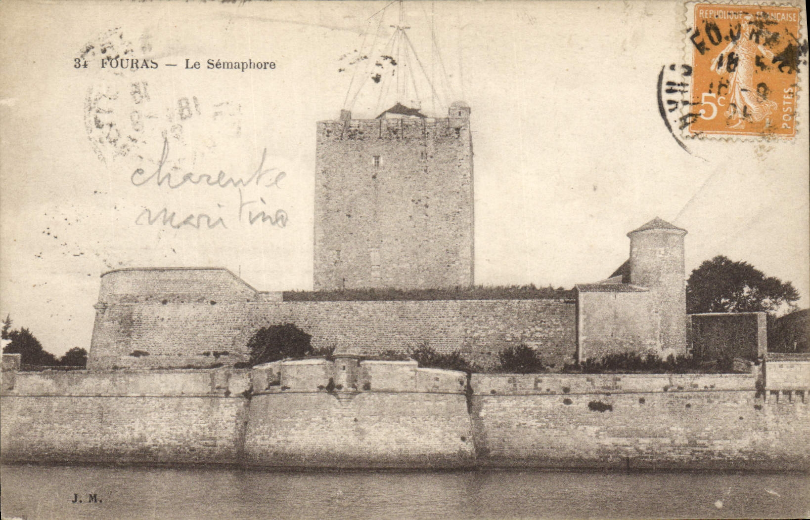 CPA Fouras Le Semaphore 