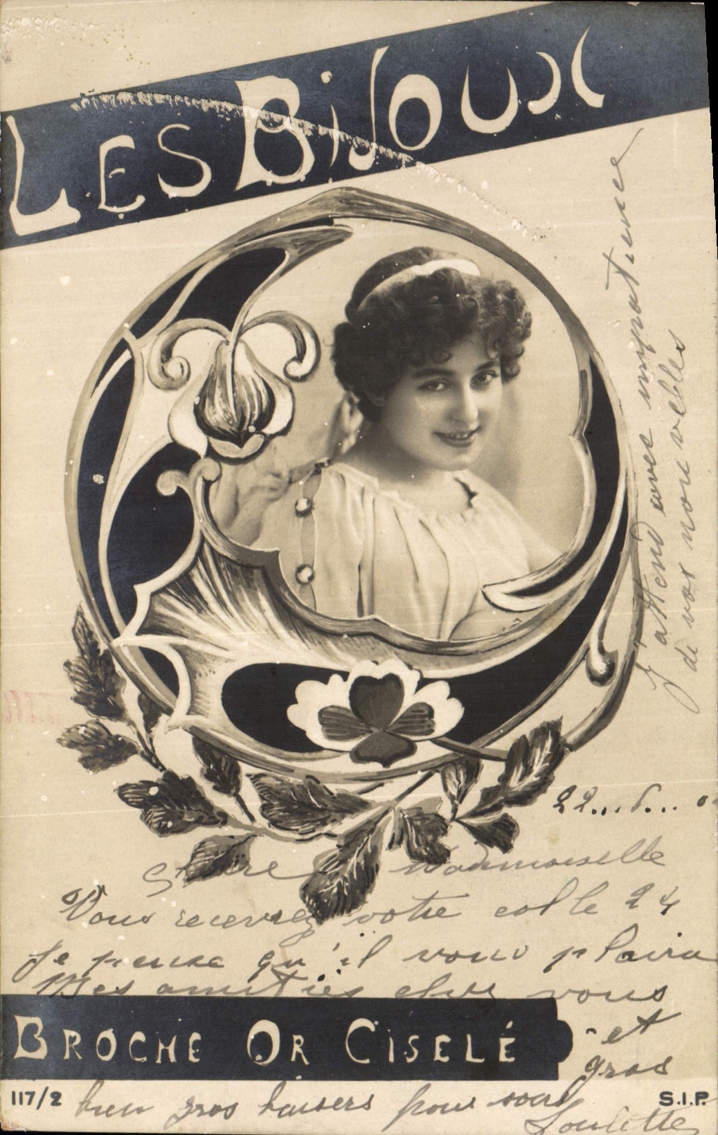 CPA Les bijoux Broche Or Cisele