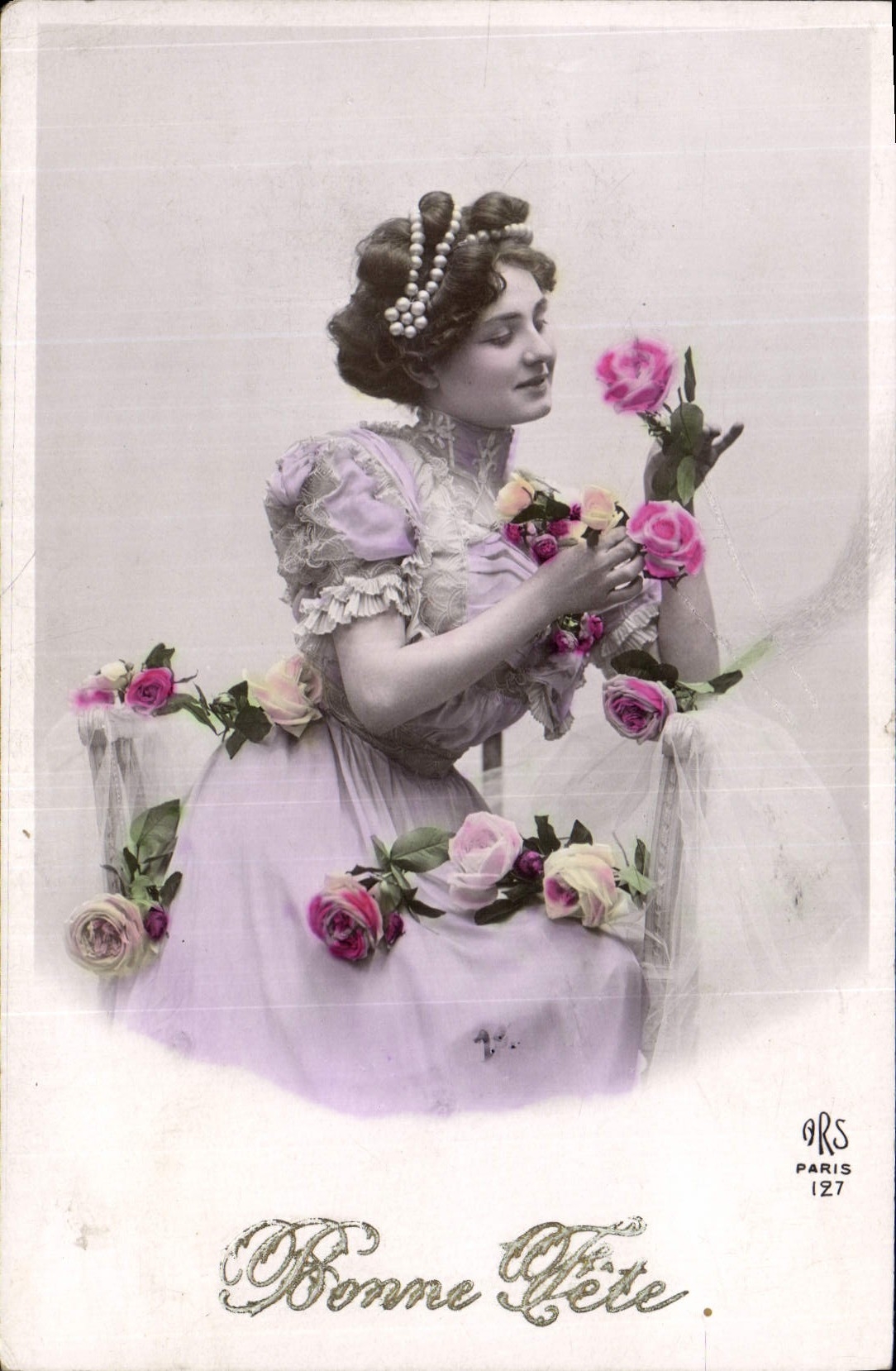 CPA Femme Bijou
