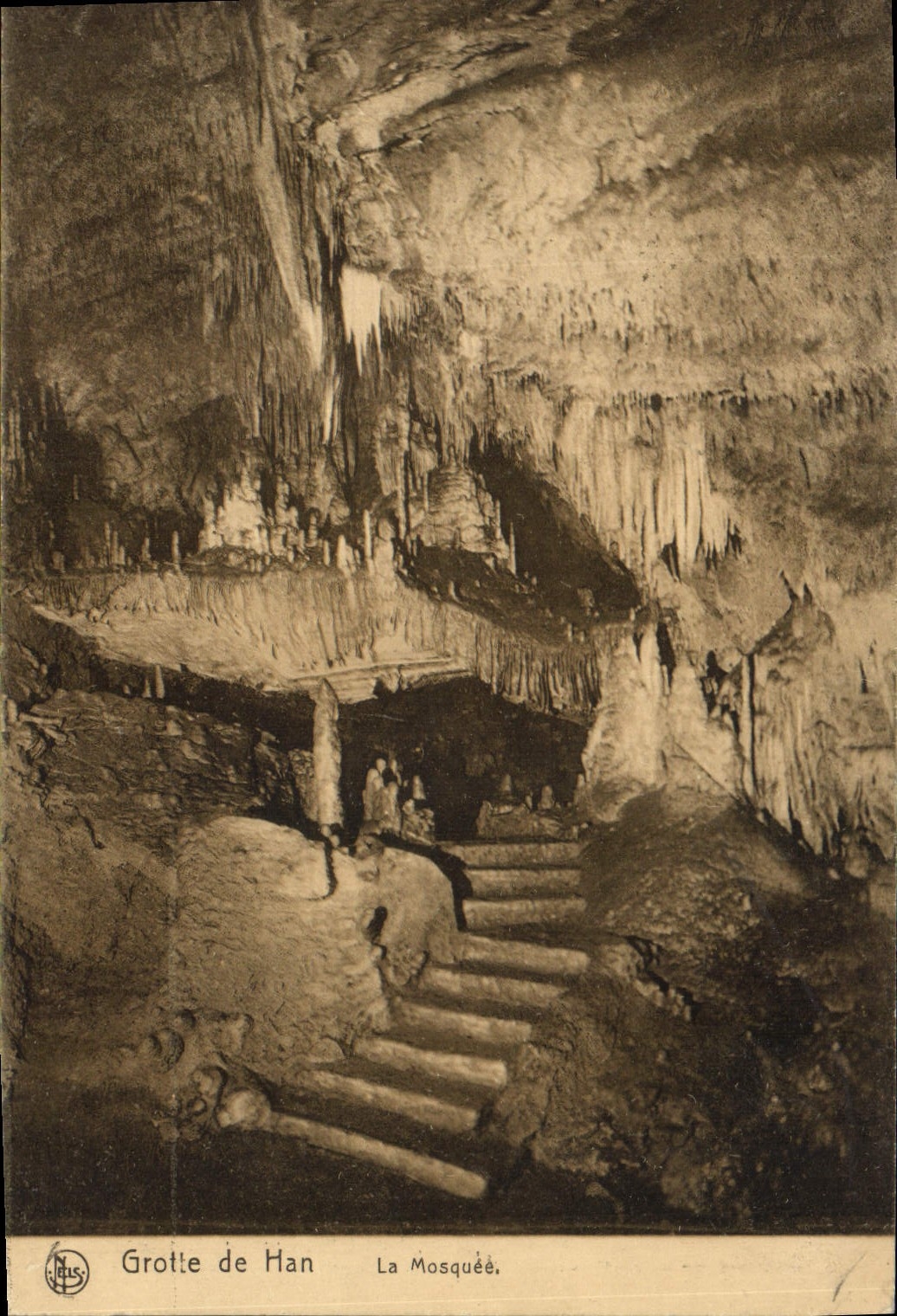 CPA Grotte de Han La mosquee Grottes 