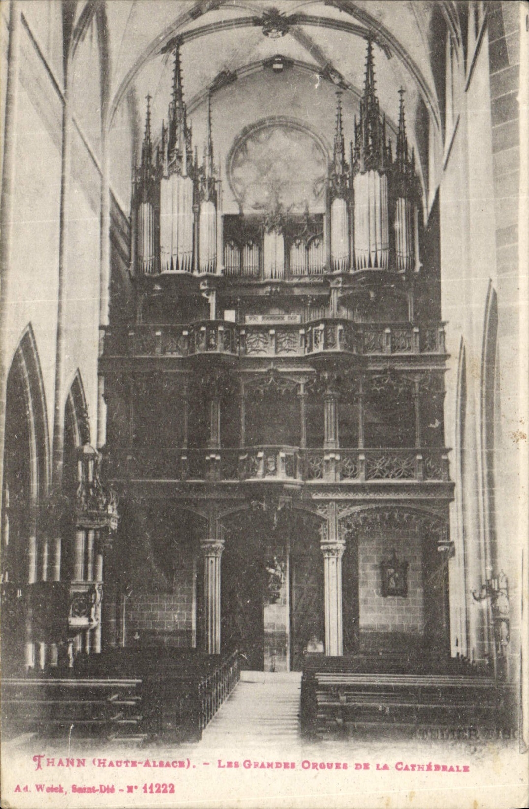 CPA Orgue Thann Les grands orgues de la cathedrale