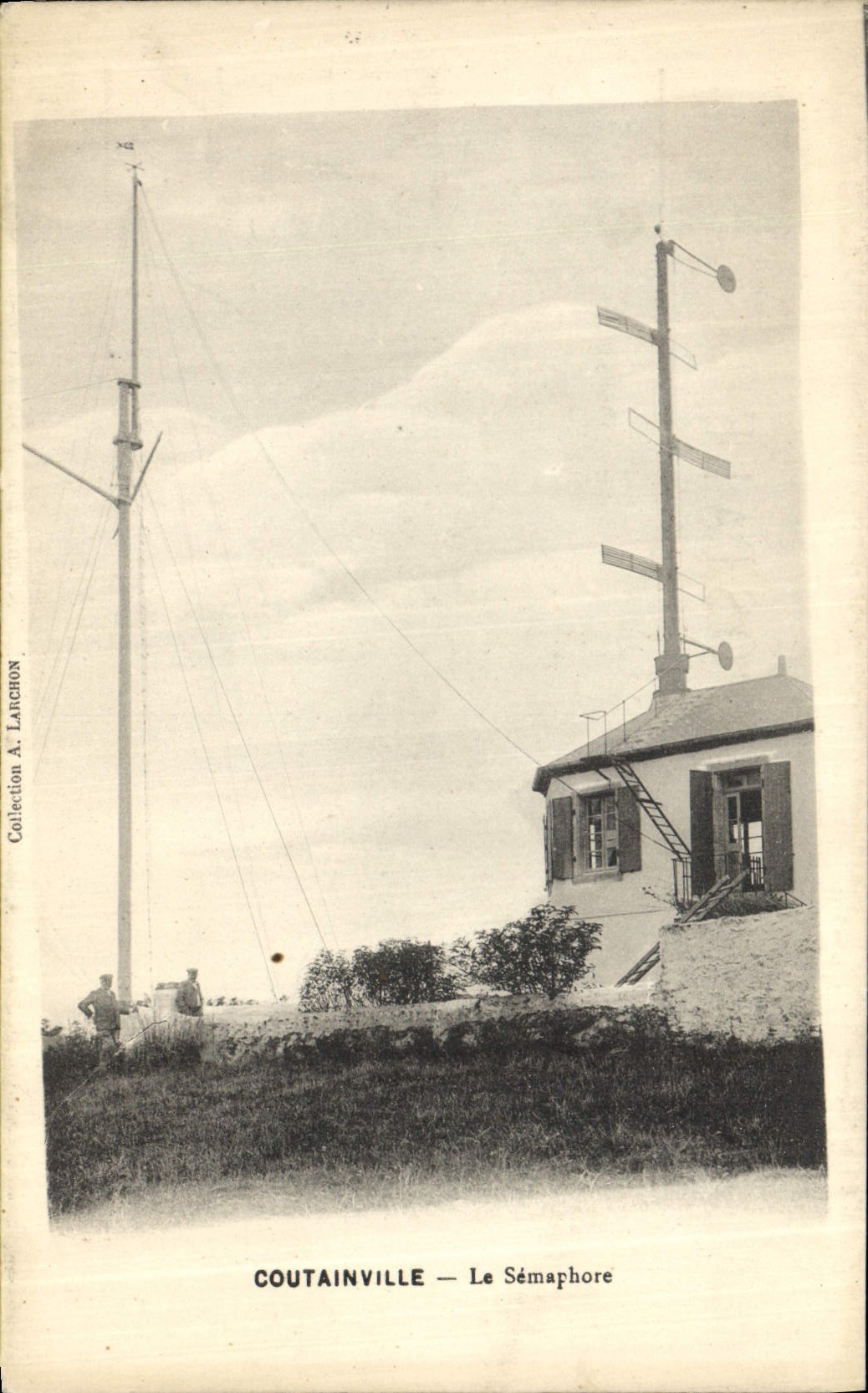 CPA Coutainville Le semaphore 