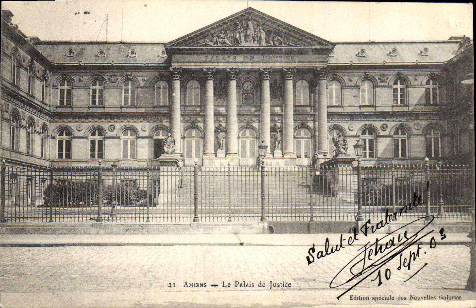 CPA Amiens Le Palais de justice 