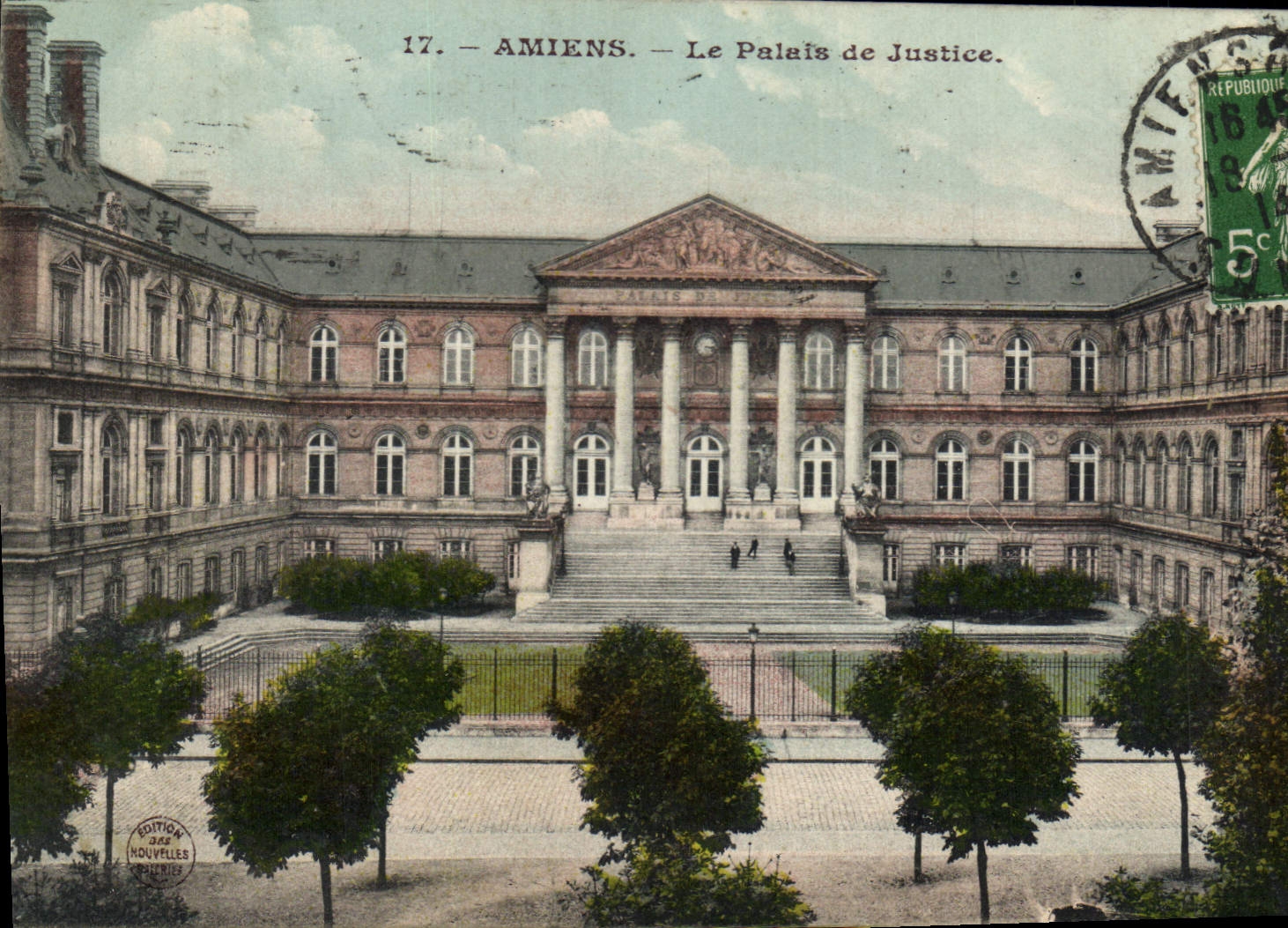 CPA Amiens Le Palais de Justice 