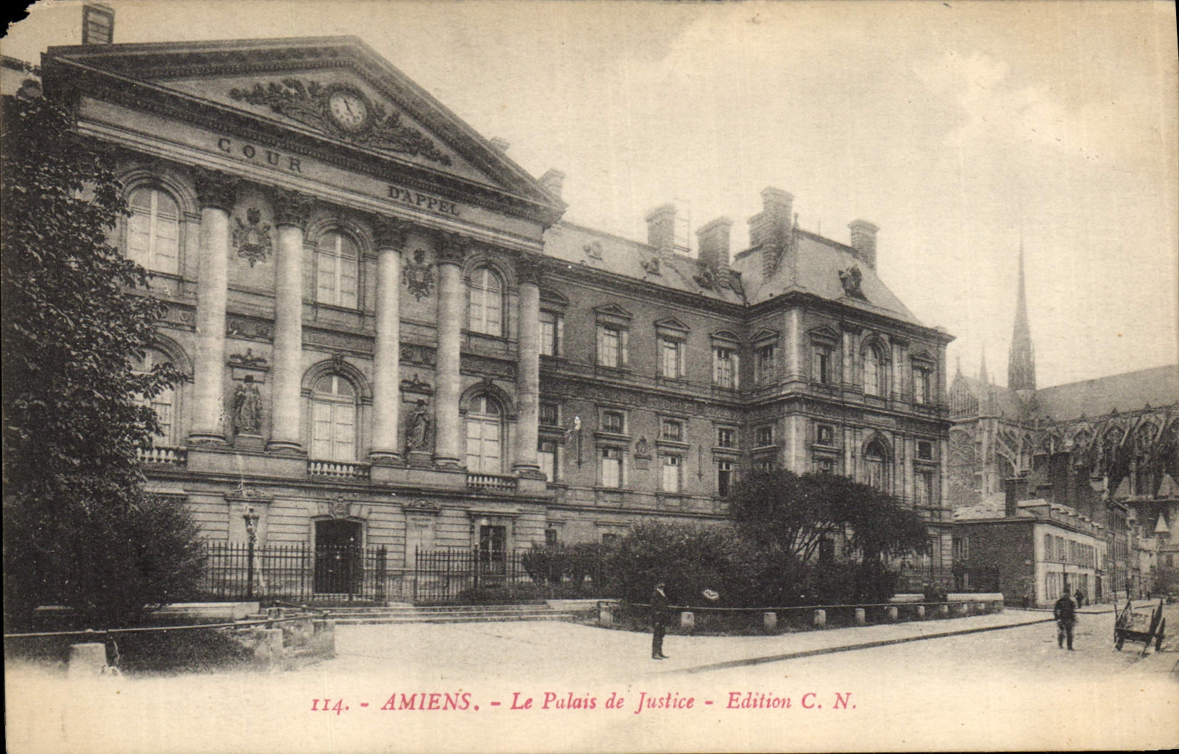 CPA Amiens Le Palais de Justice 