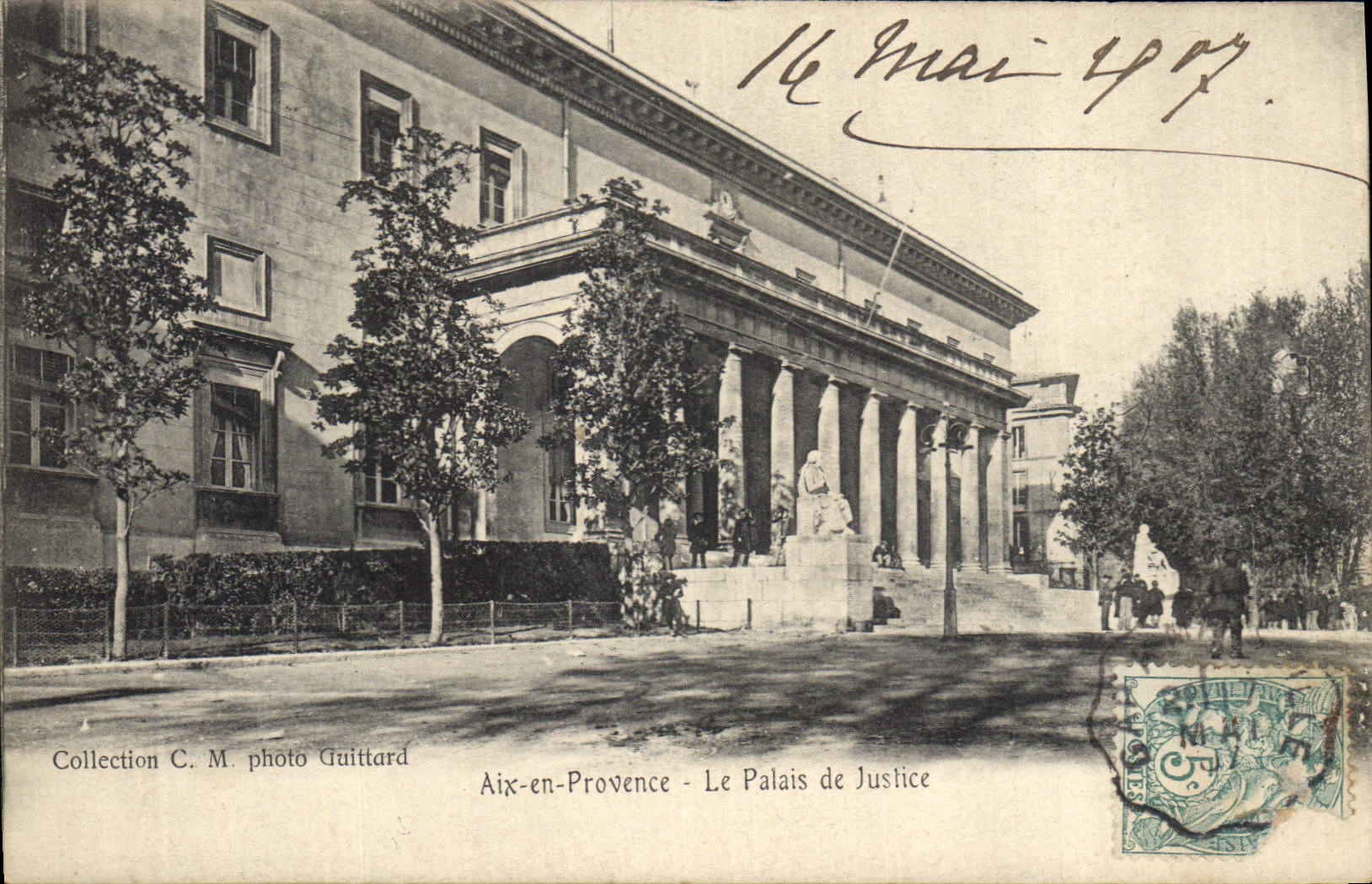 CPA Aix en Provence Le Palais de Justice 