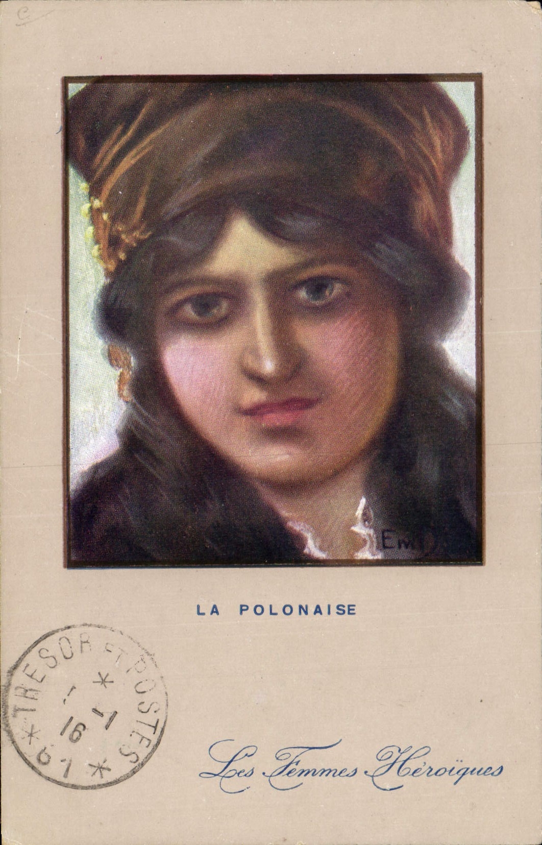 CPA Fantaisie Illustrateur Dupuis Militaria La Polonaise Poland Polska