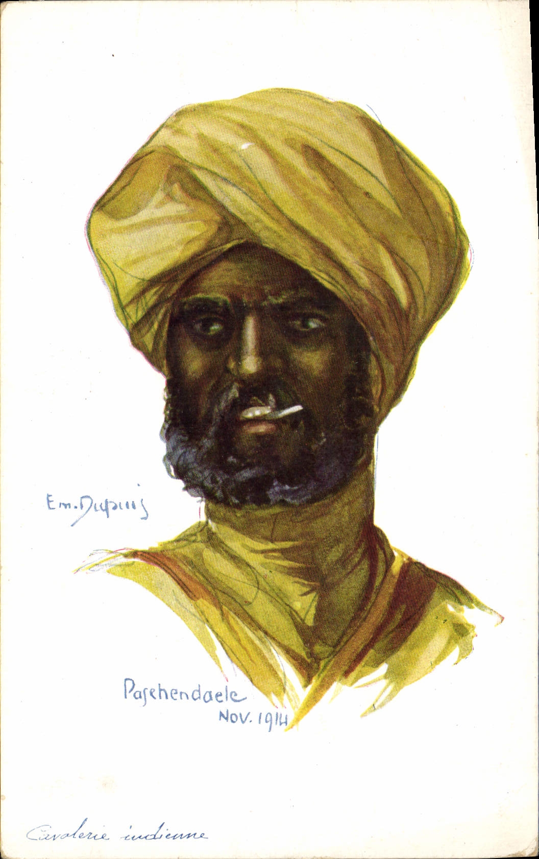 CPA Fantaisie Illustrateur Dupuis Militaria Cavalerie indienne
