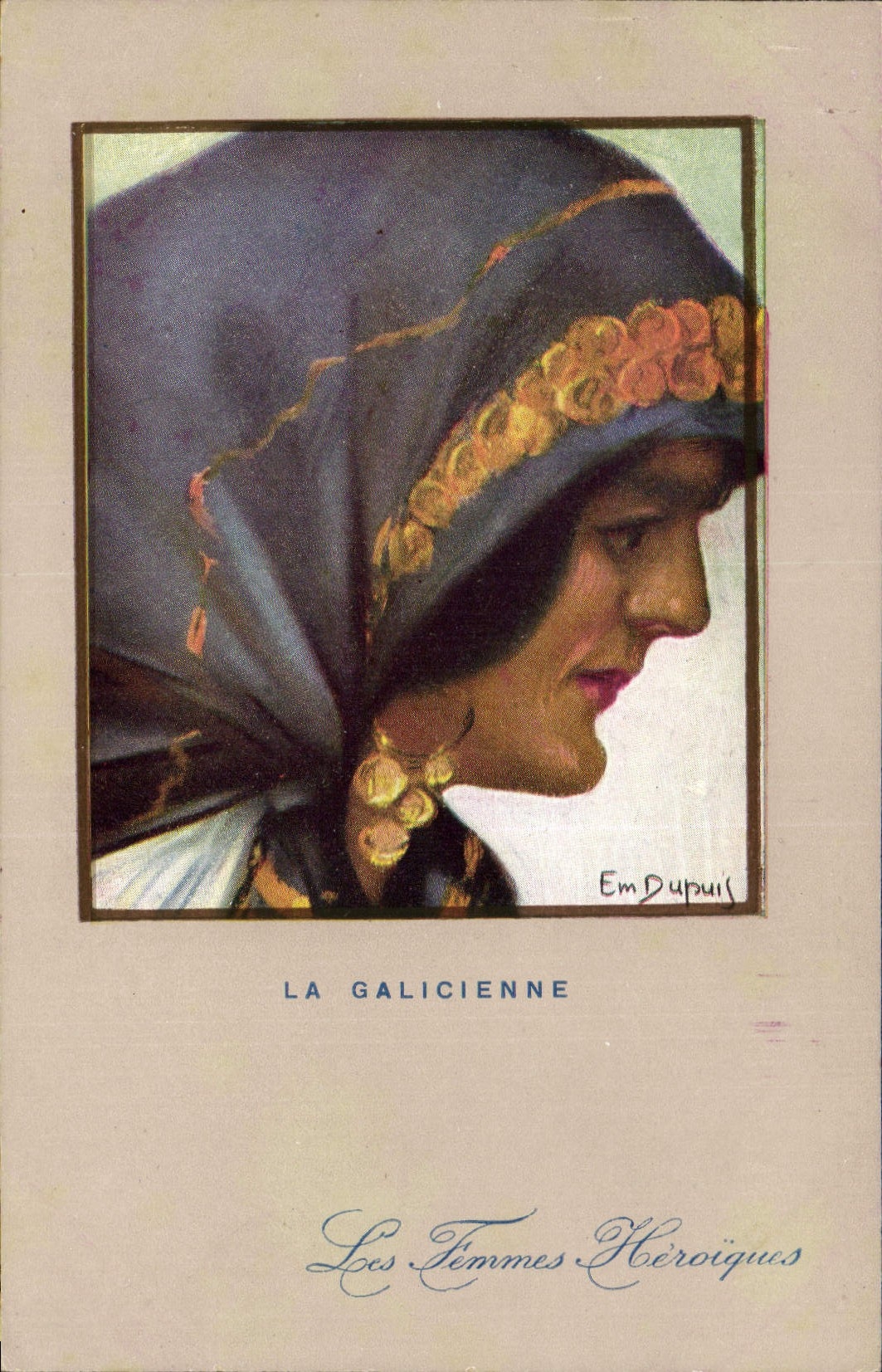 CPA Fantaisie Illustrateur Dupuis Militaria La Galicienne Galicie
