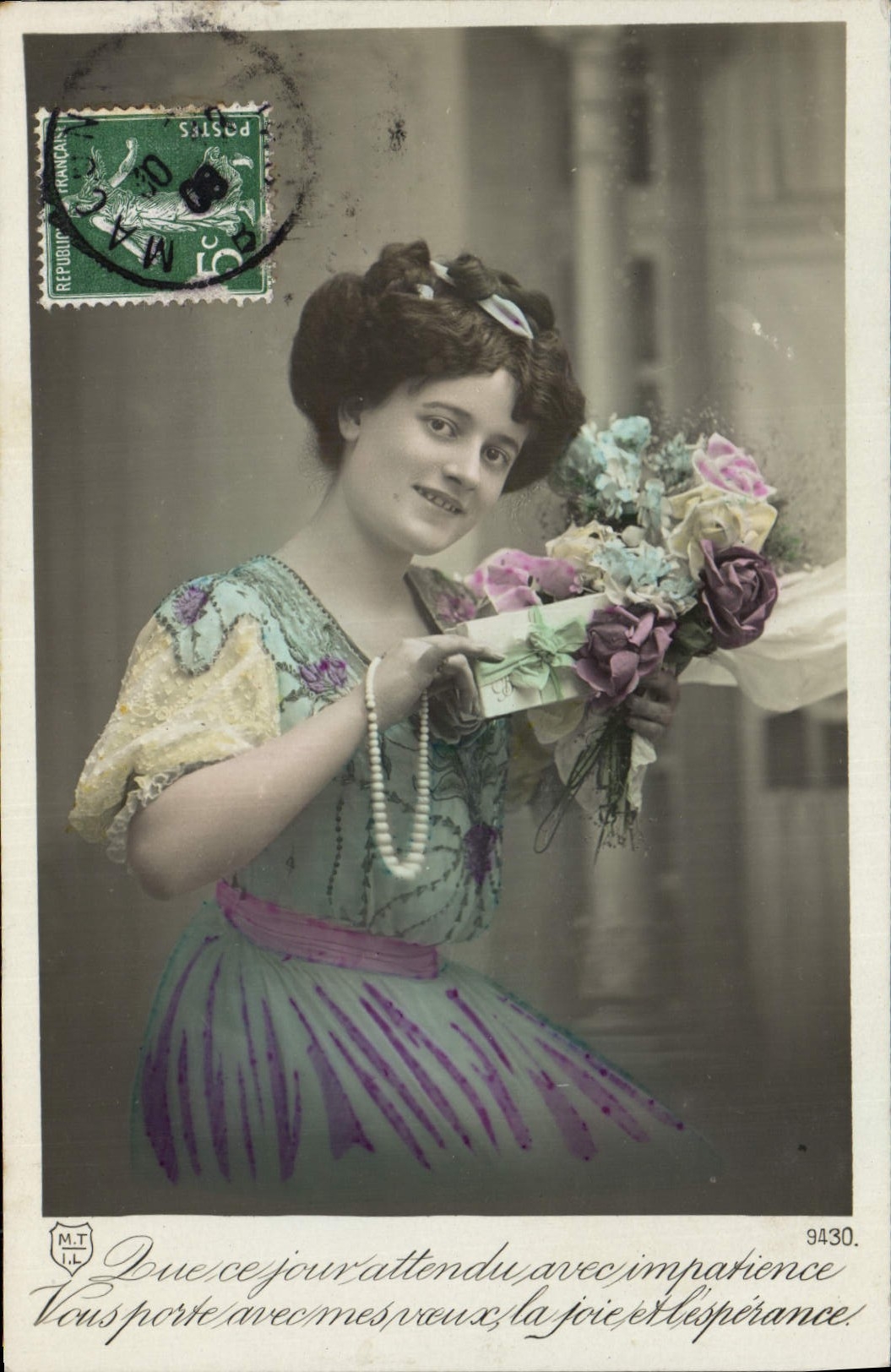 CPA Bijoux Femme