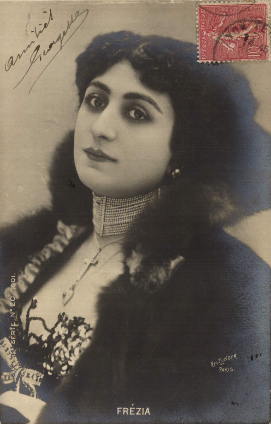 Postal Joyas Mujer Frezia