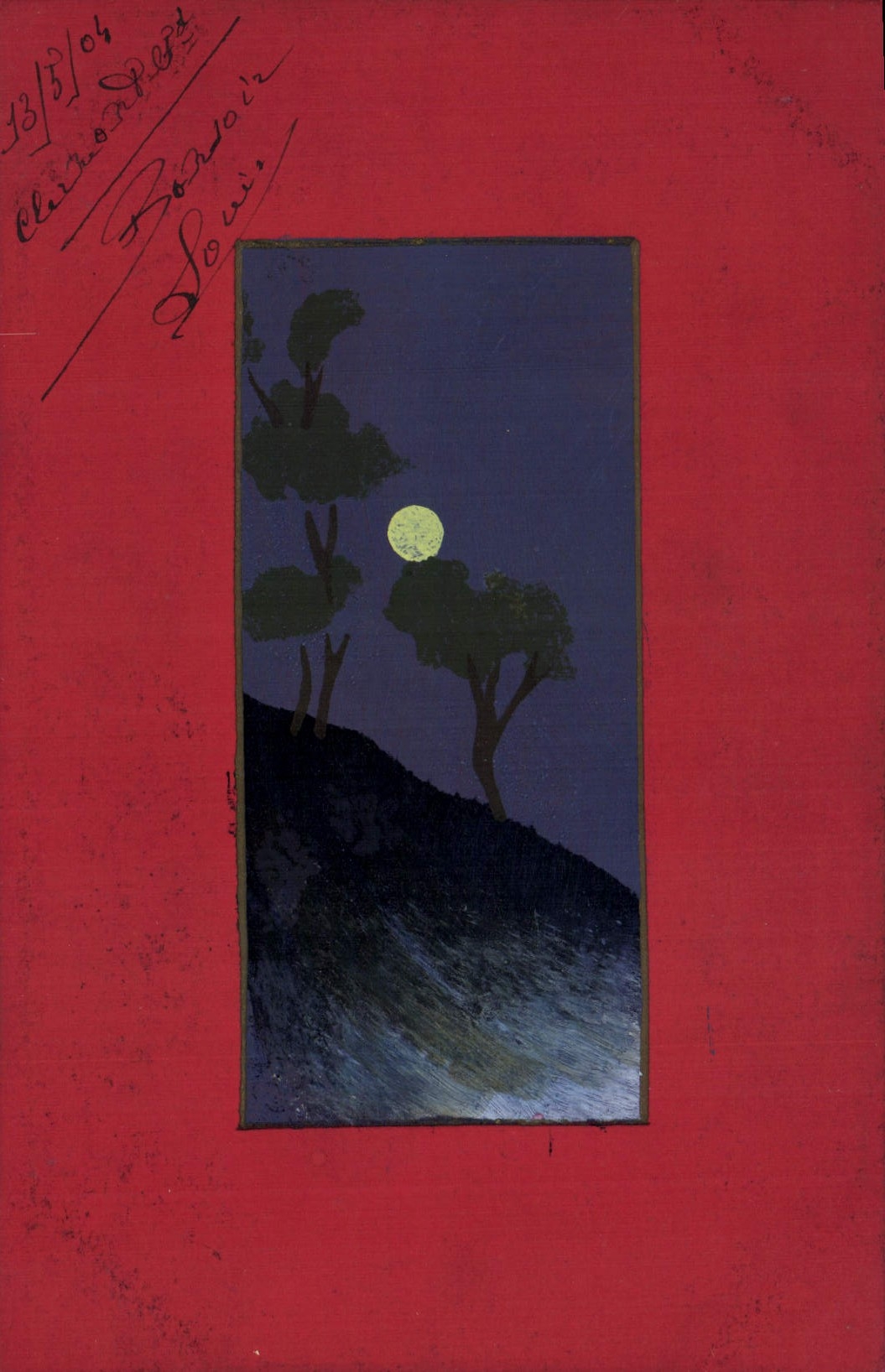 CPA Fantaisie (dessin a la main) Paysage