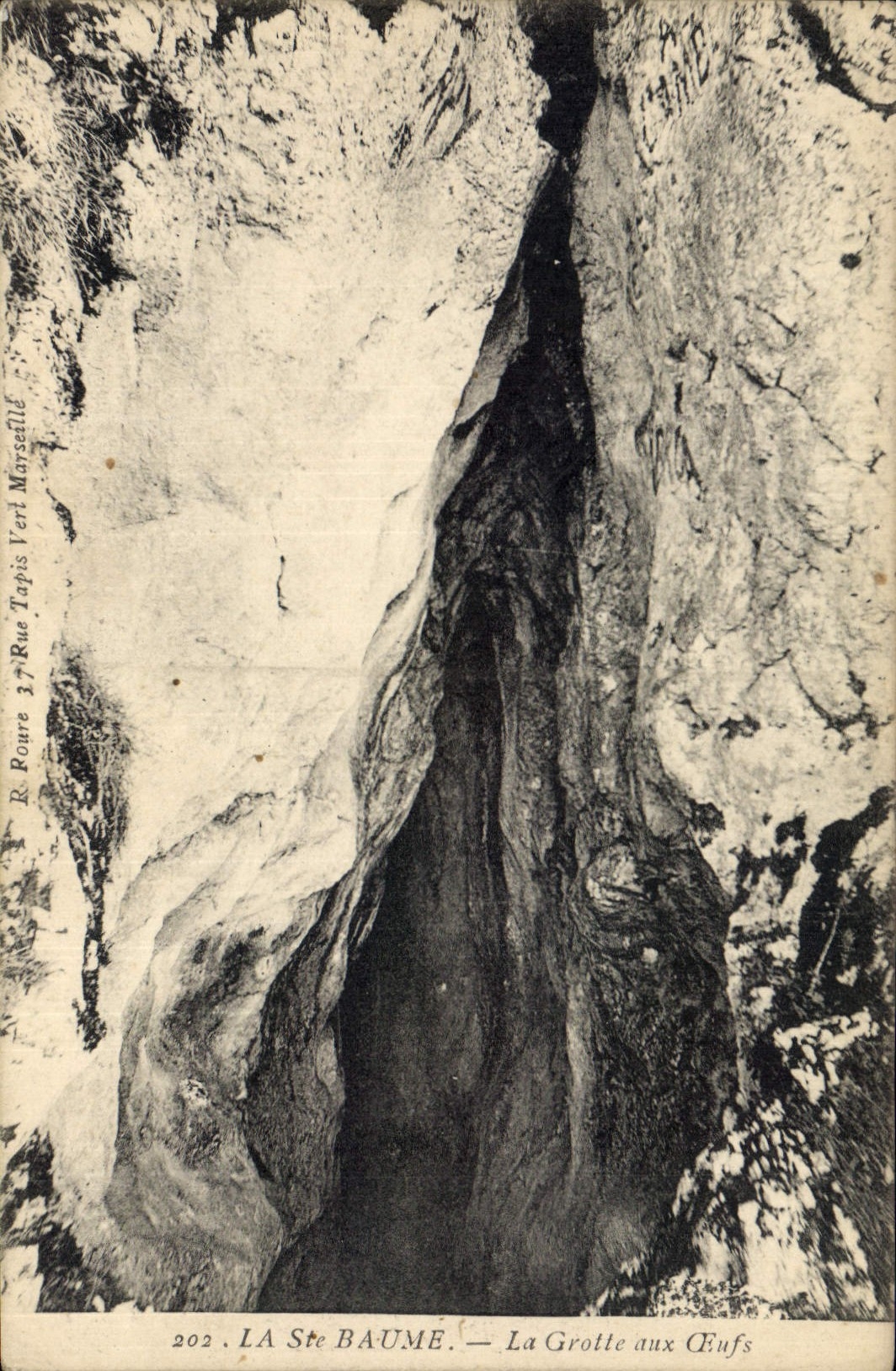 Postal Gruta a los huevos la Ste Bálsamo Grutas