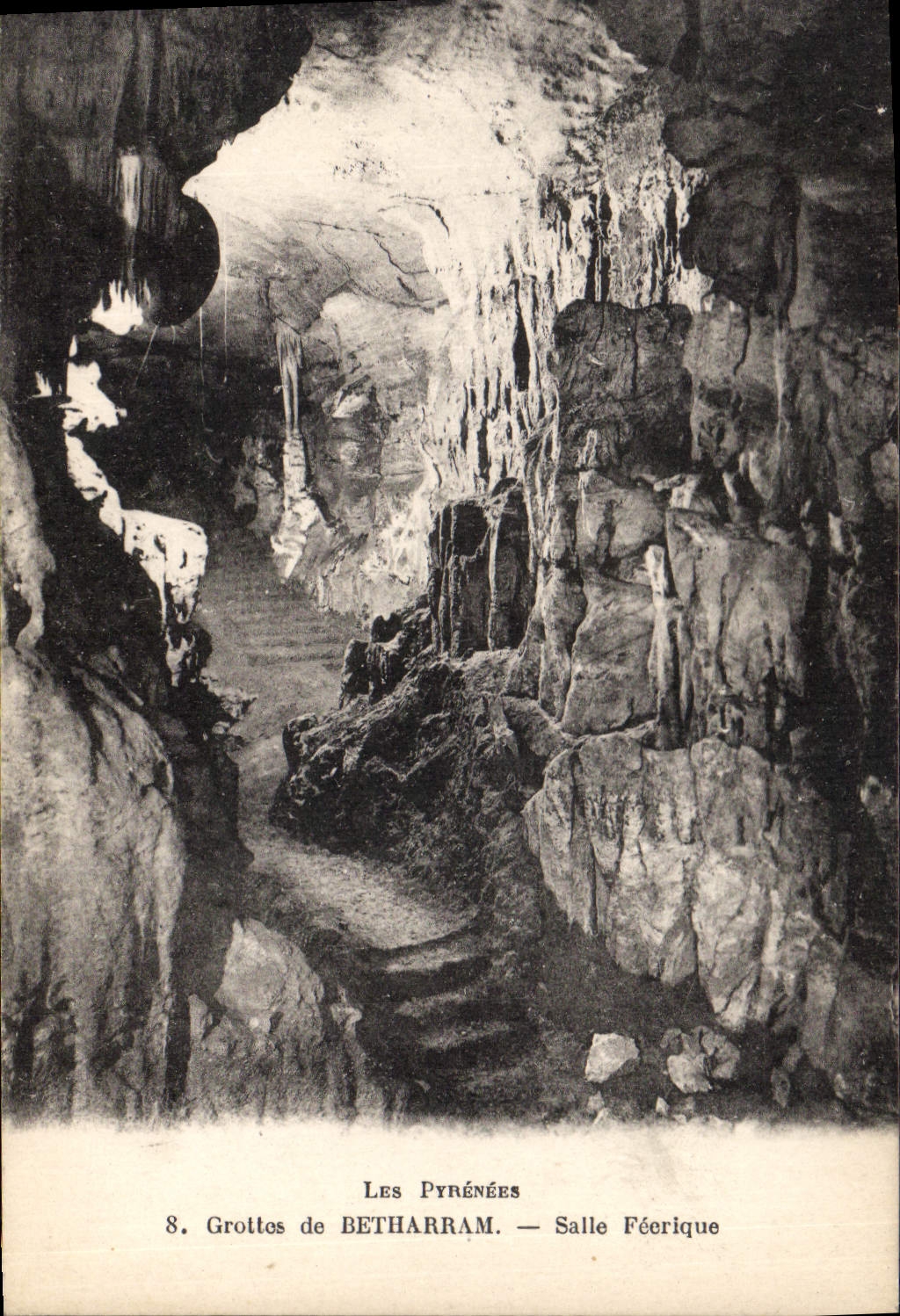 Vintage Postcard Cave Caves of fairy-like Betharram Room