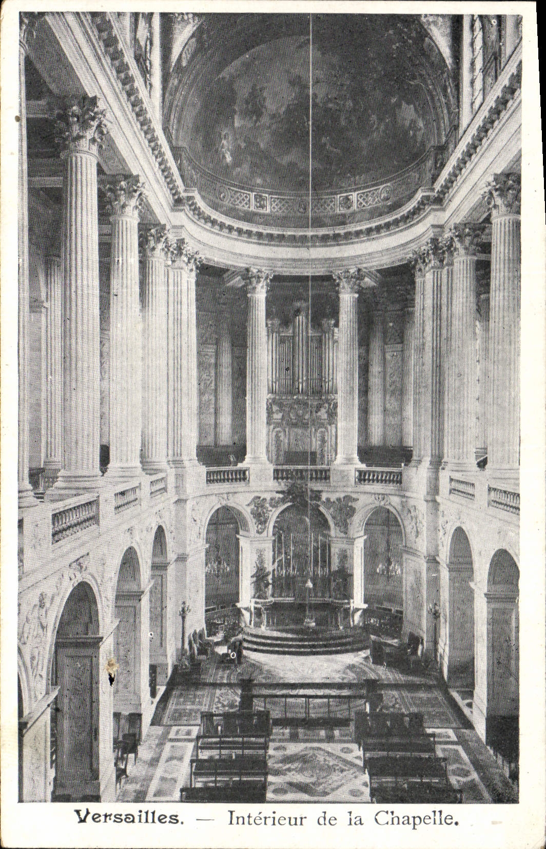 CPA Orgue Versailles Interieur de la chapelle