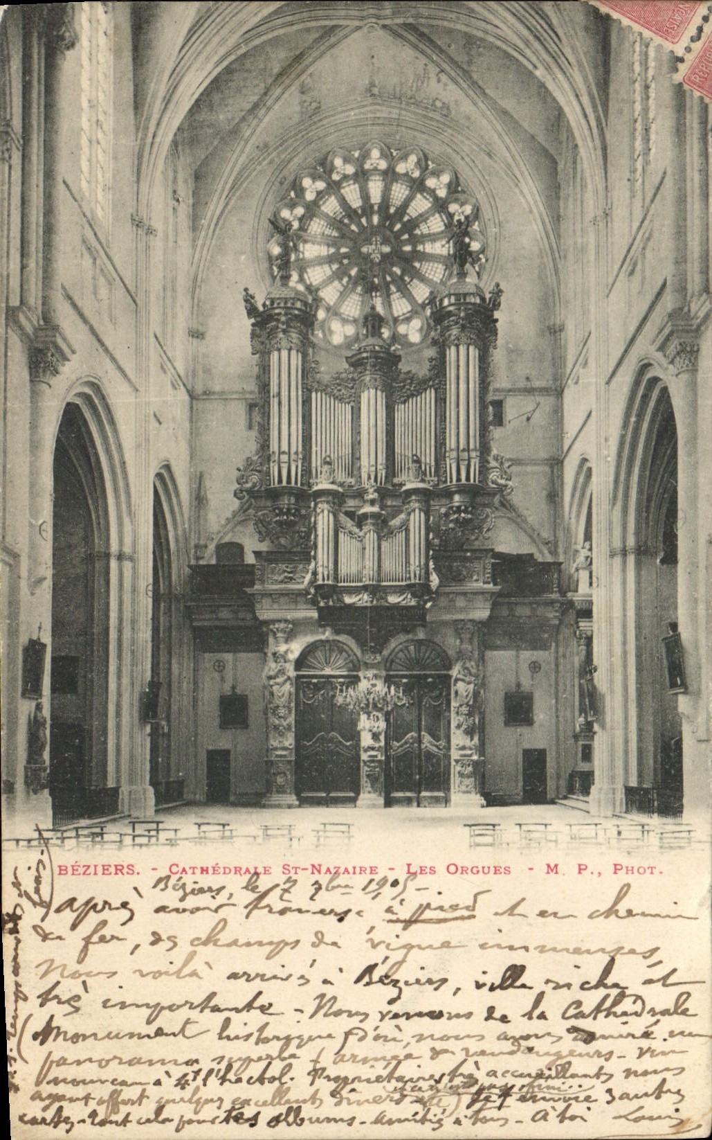CPA Orgue Beziers Cathedrale St Nazaire Les orgues