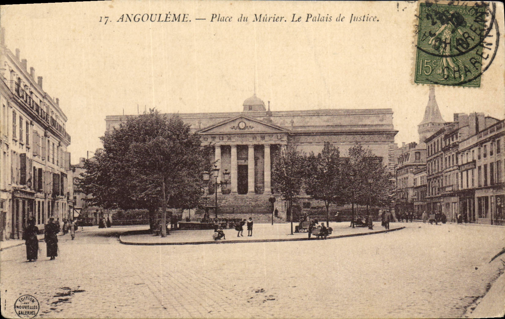 CPA Palais de Justice Place du Murier Angouleme