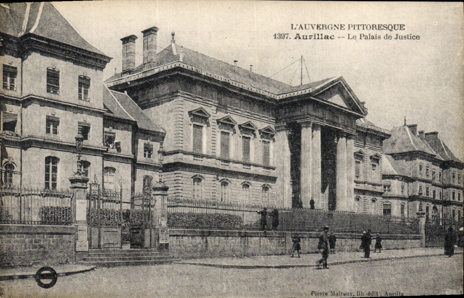 CPA Palais de Justice Aurillac