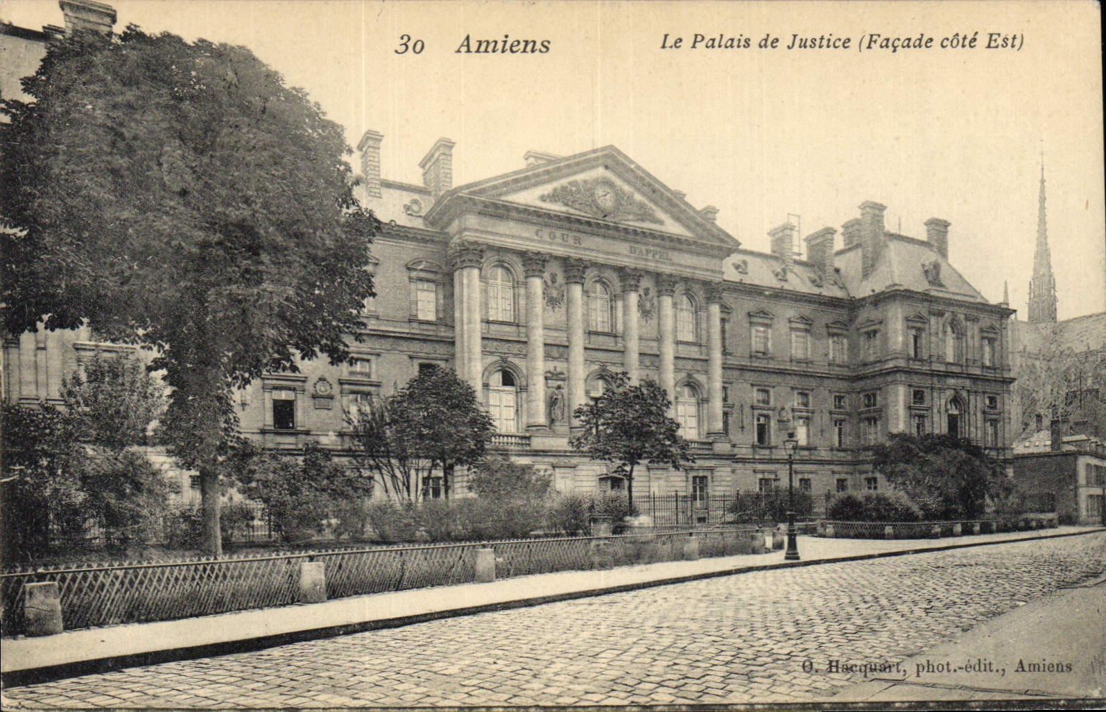 CPA Palais de Justice Amiens