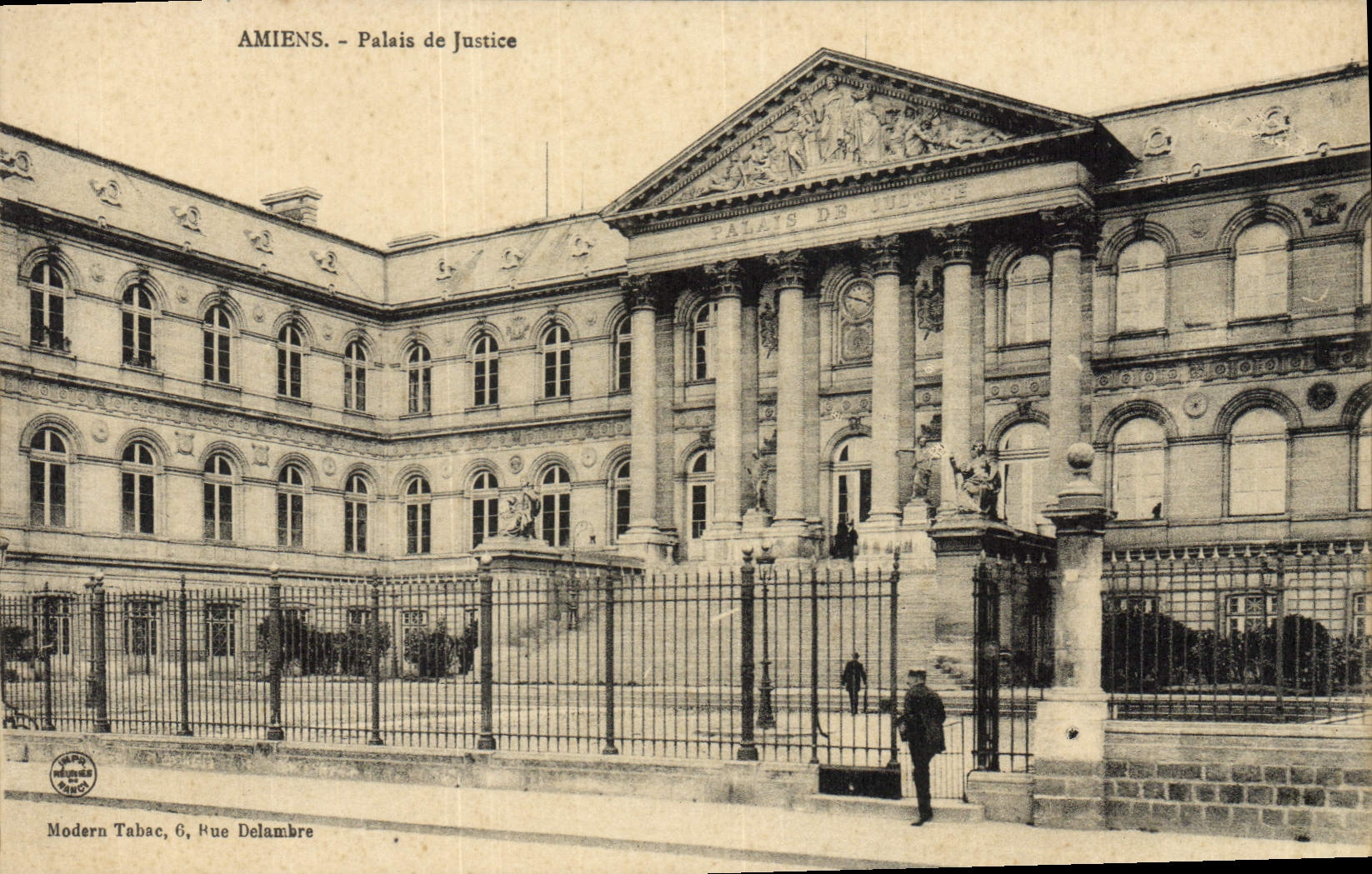 CPA Palais de Justice Amiens