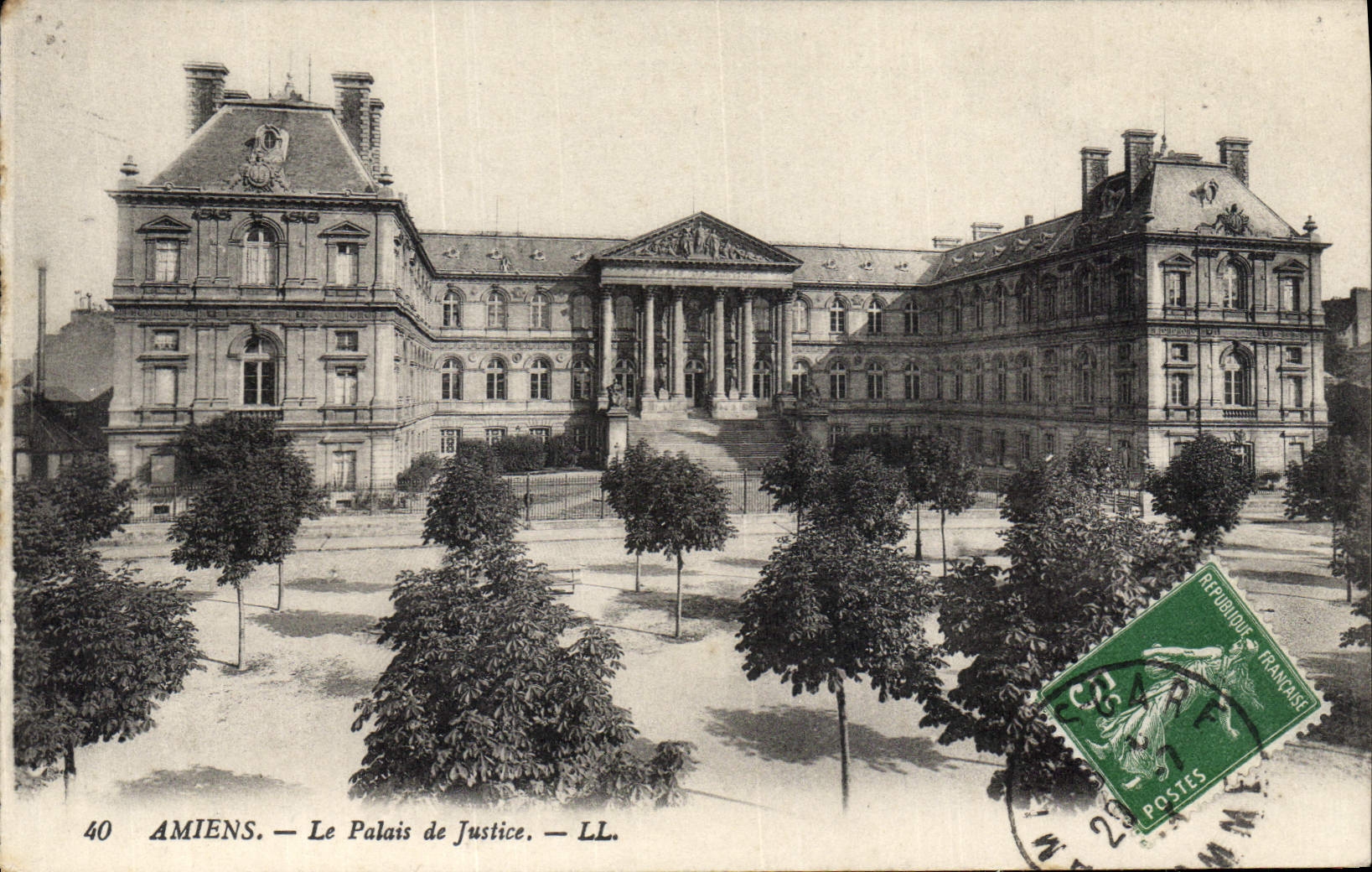 CPA Palais de Justice Amiens