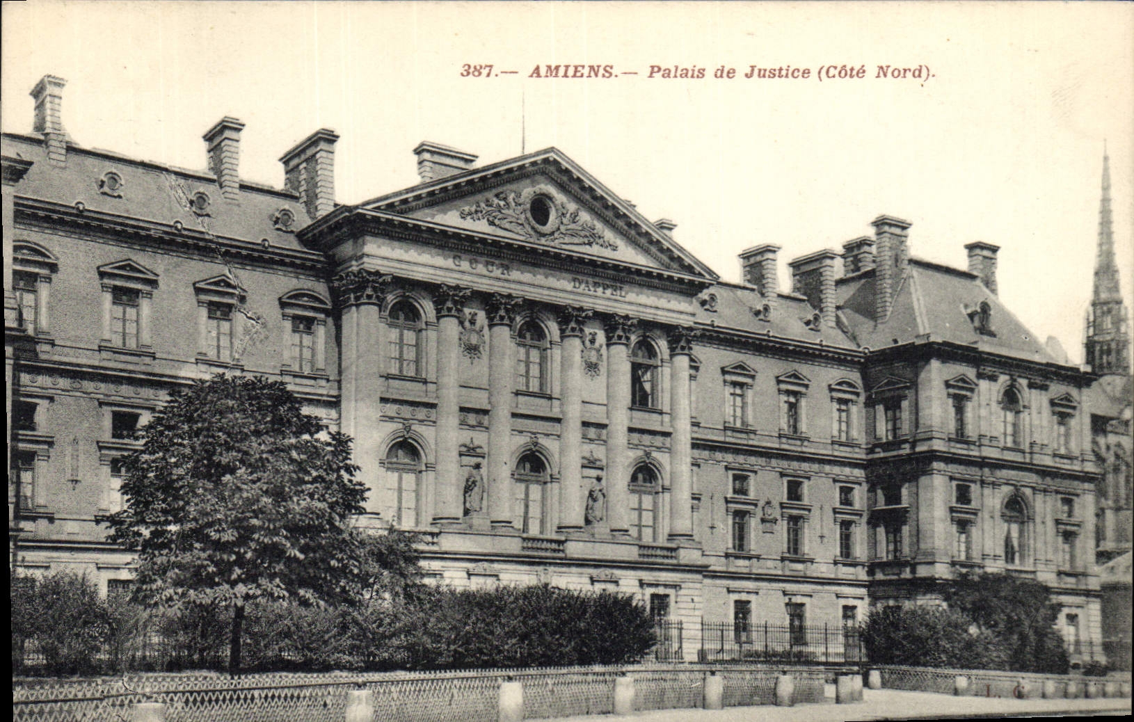 CPA Palais de Justice Amiens