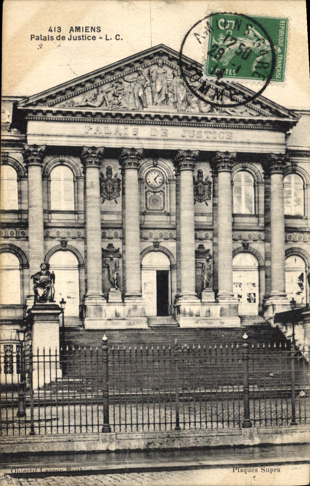 CPA Palais de Justice Amiens