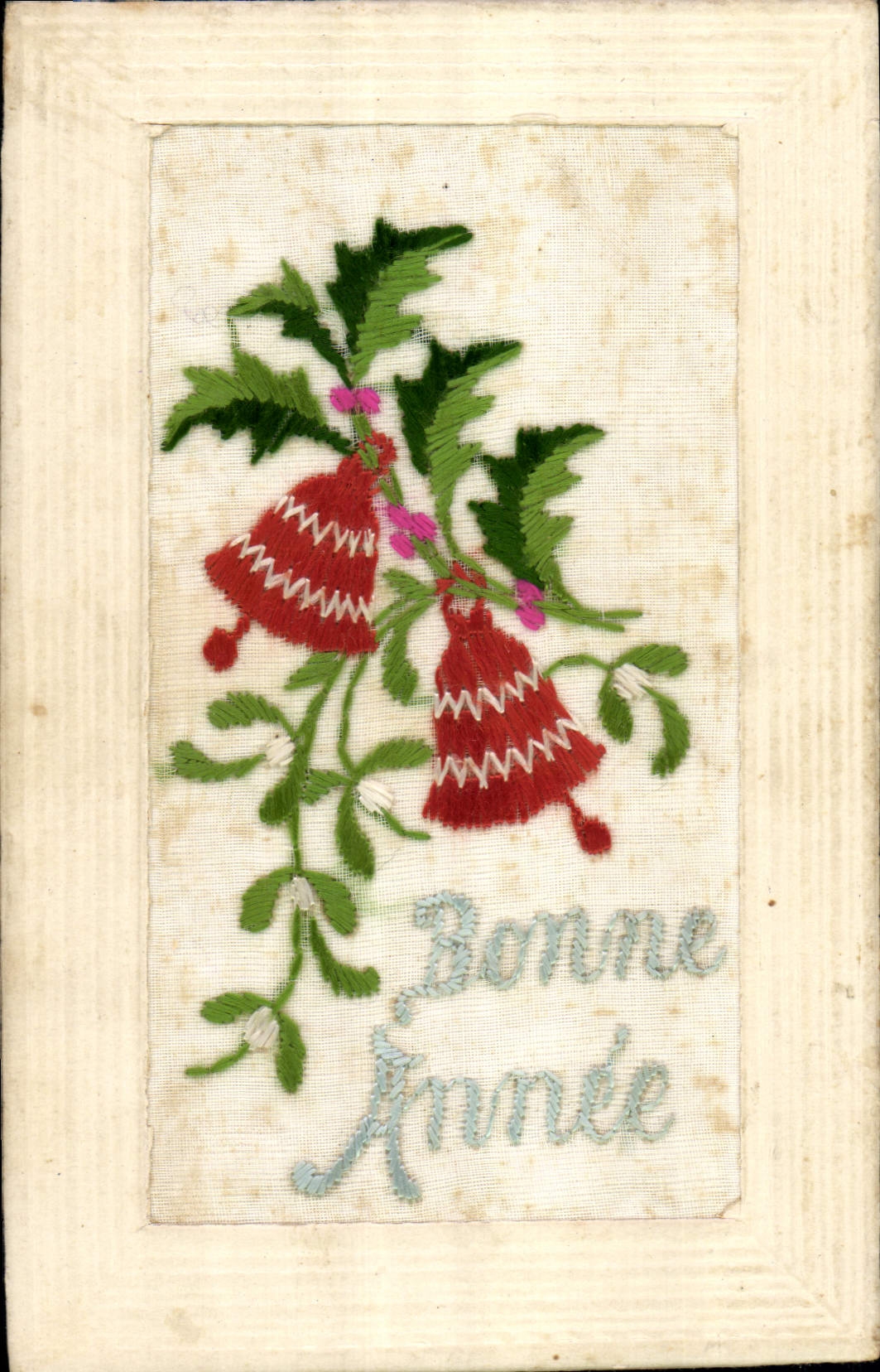 CPA Fantaisie Toilee Fleurs 