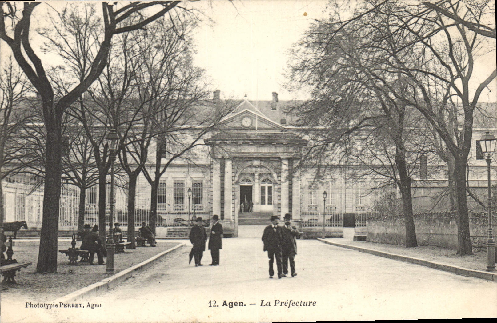 Vintage Postcard Agen Prefecture